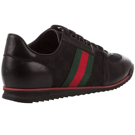 gucci black trainers|black Gucci trainers uk.